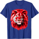 Turkey Flag with Lion Face Turkish Türkiye Flag T-Shirt - T-Shirt | Royal