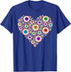 Eye Heart Optometry Ophthalmology Eye Doctor Optometric Tech T-Shirt - T-Shirt | Royal