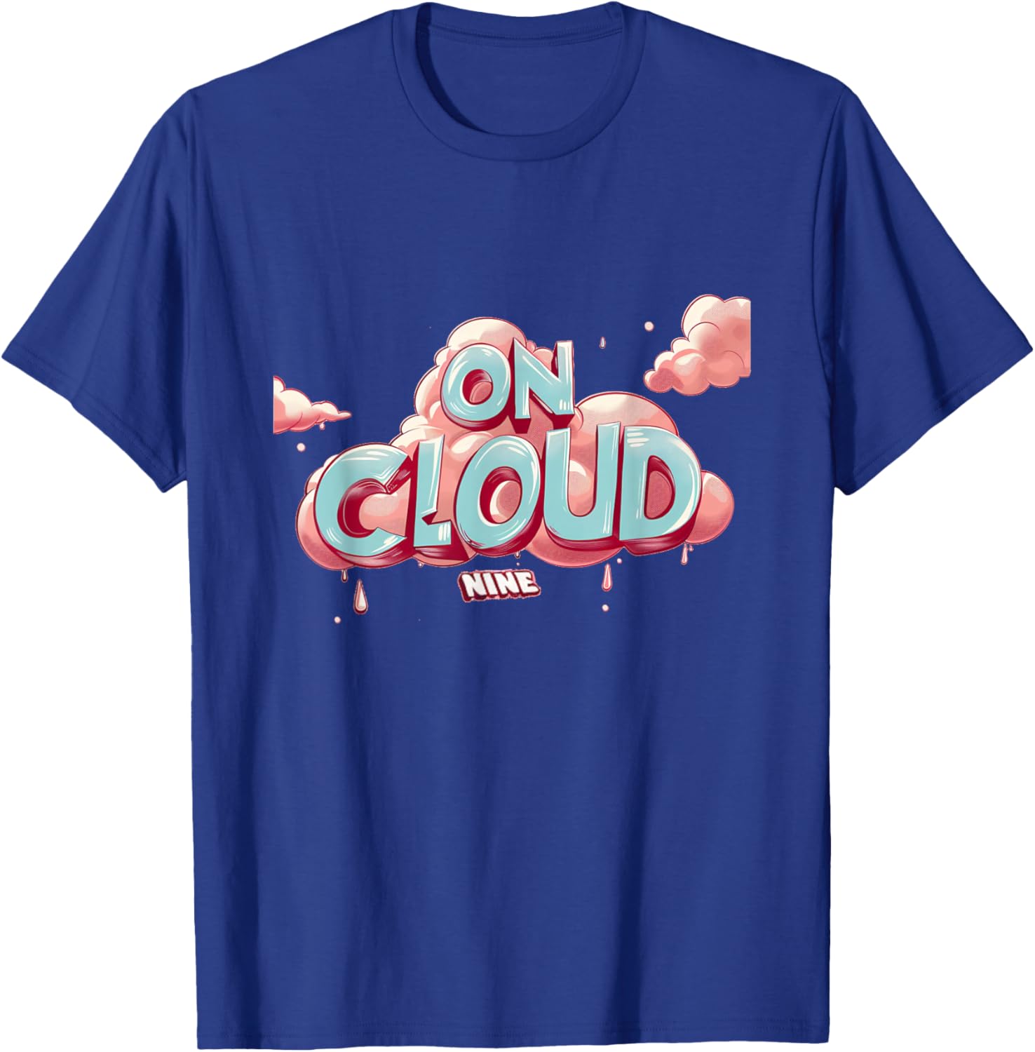 Funny on cloud nine Idiom Costume for Boys and Girls T-Shirt - T-Shirt | Royal