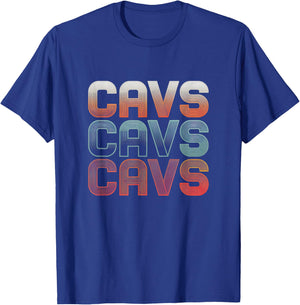 Love Heart Cavs Grunge Vintage Style Black Cavs T-Shirt - T-Shirt | Royal
