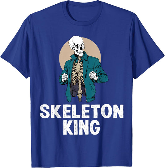 Skeleton King T-Shirt - T-Shirt | Royal
