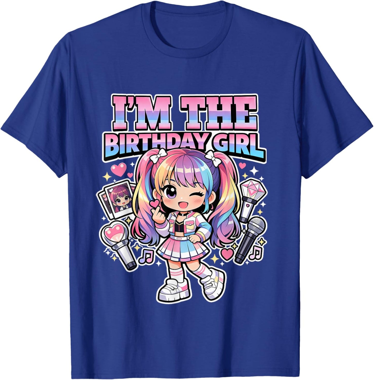 I'm the Birthday Girl Korean Popular Music K-pop Lovers T-Shirt - T-Shirt | Royal