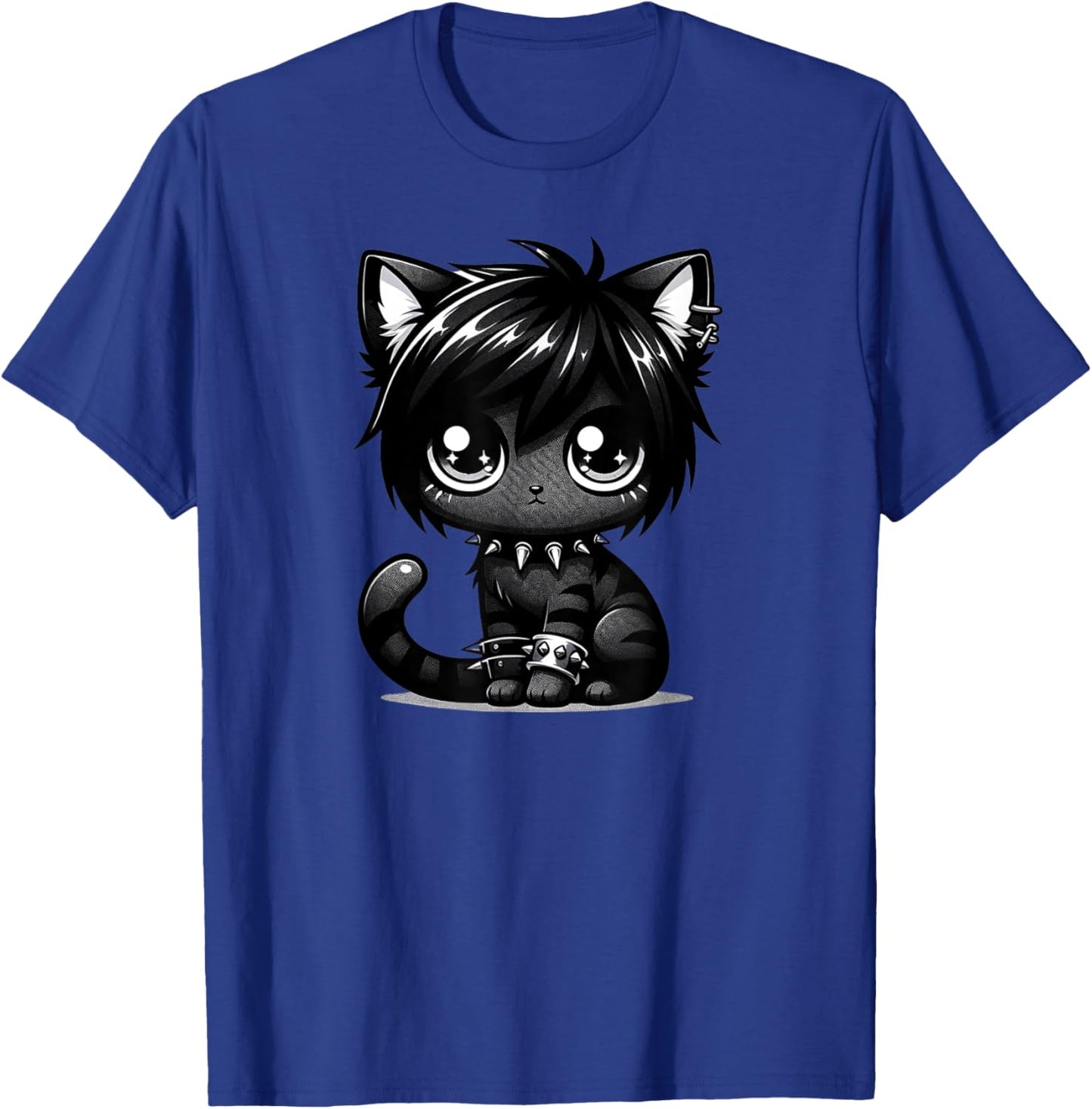 Kawaii Anime Emo Cat Kitty Kids T-Shirt - T-Shirt | Royal