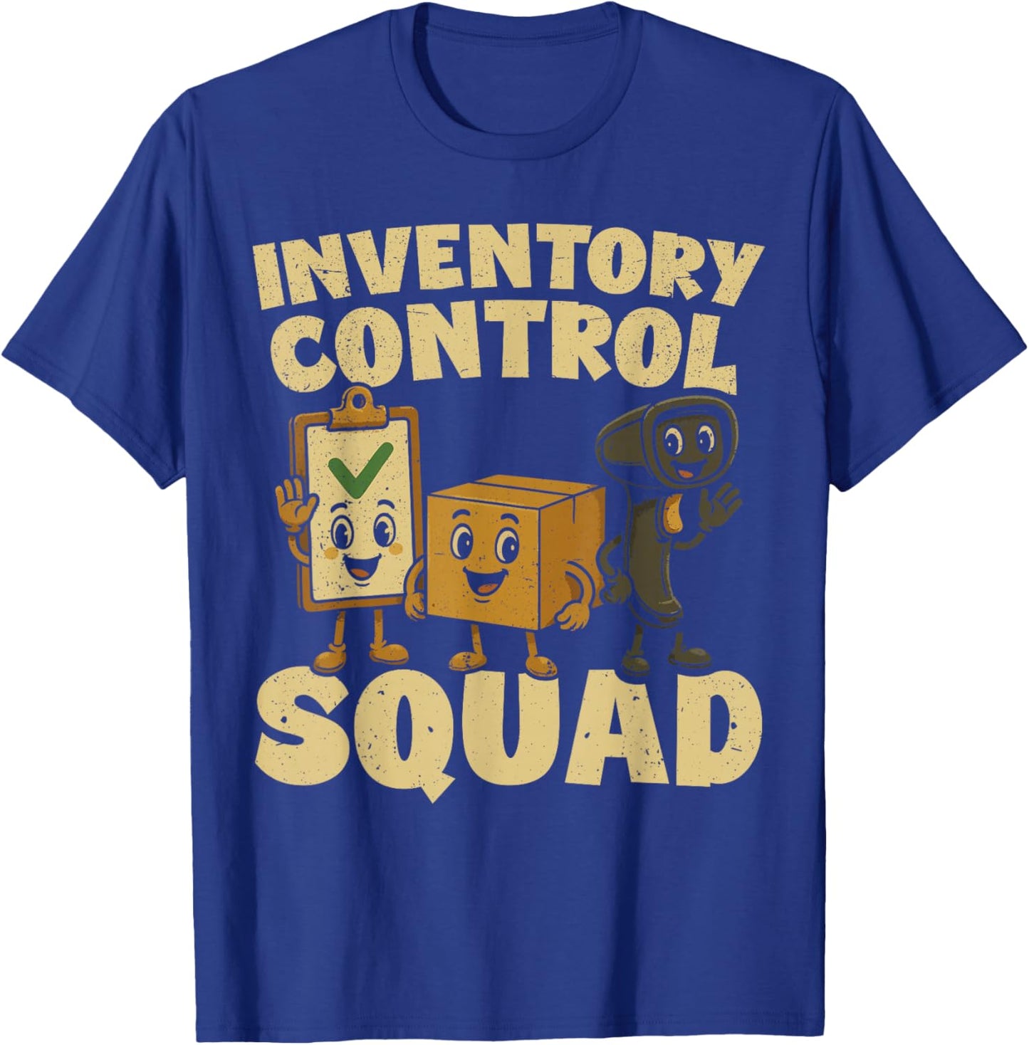 Inventory Control Specialist Funny Inventory Analyst T-Shirt - T-Shirt | Royal