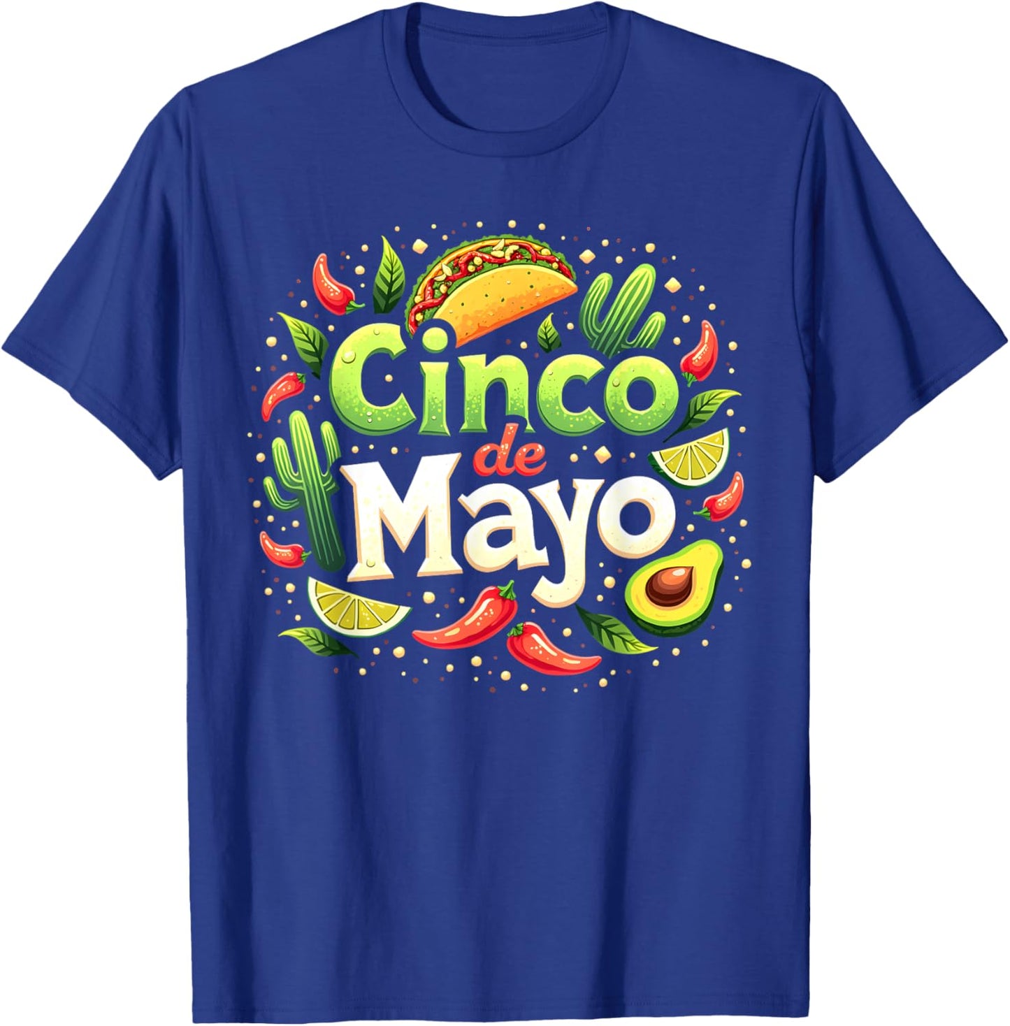 Cinco De Mayo Mexican Fiesta 5 De Mayo Squad Women Men Kids T-Shirt - T-Shirt | Royal