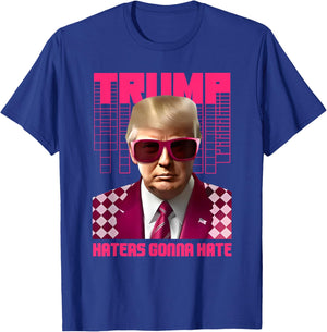 Trump Haters Gonna Hate Funny Political T-Shirt - T-Shirt | Royal