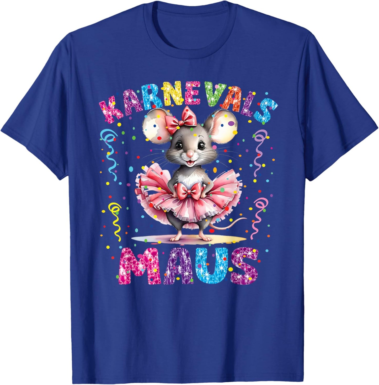 Carnival Mouse Girls' Carnival Costume Confetti T-Shirt - T-Shirt | Royal