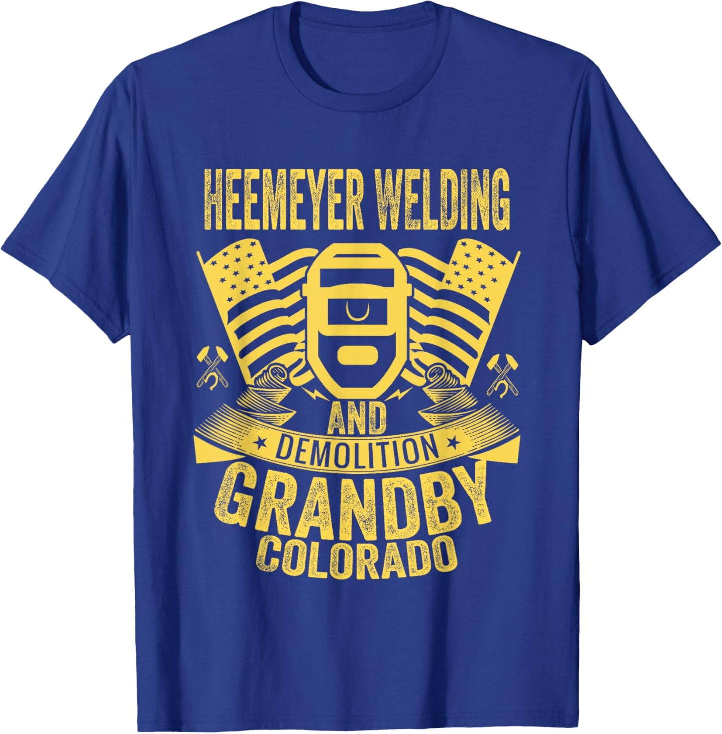 Heemeyer Welding and Demolition Grandby Colorado heemeyer T-Shirt - T-Shirt | Royal