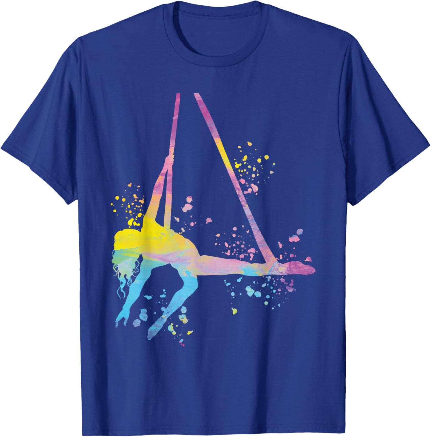 Aerialist Colorsplash Aerial Yoga Kids Aerial Silk T-Shirt - T-Shirt | Royal