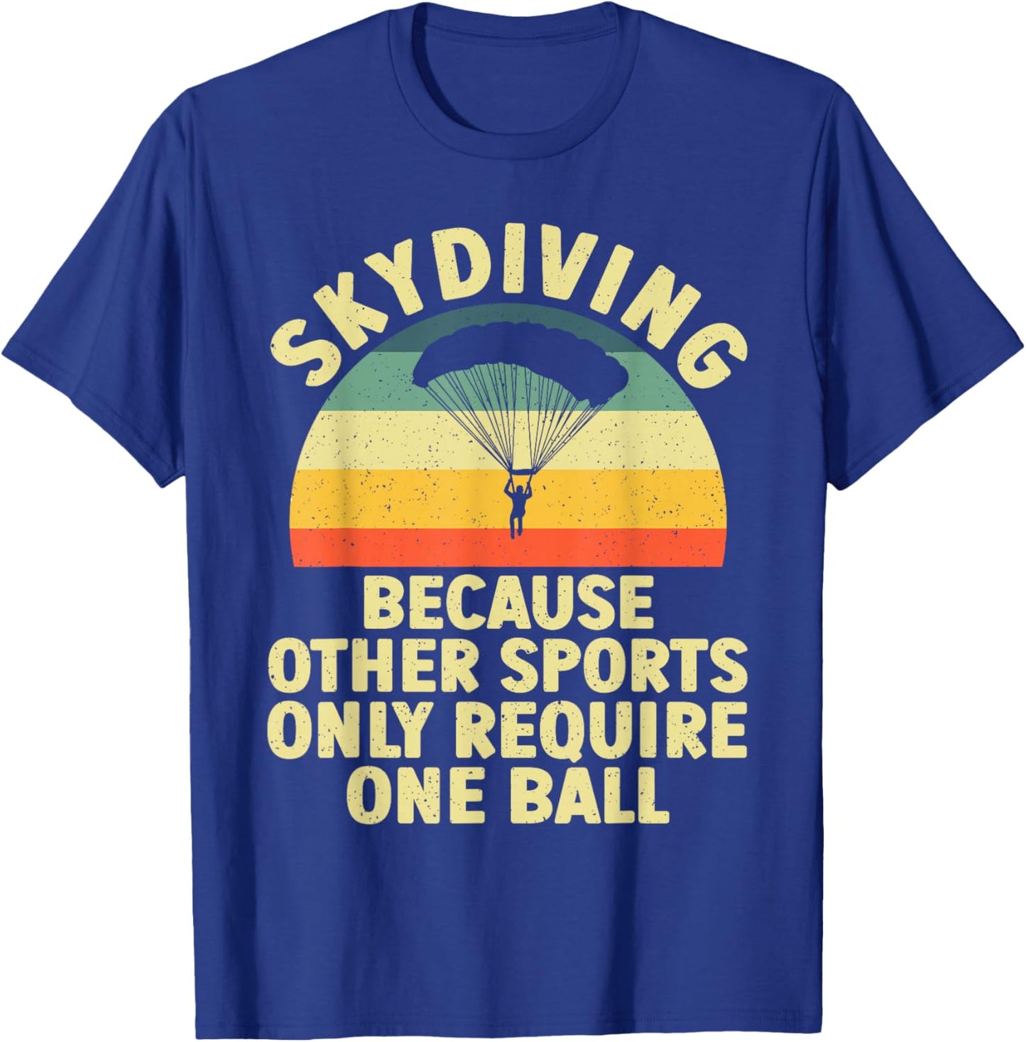 Skydiving Design Women Skydiver Parachute Sky Diving T-Shirt - T-Shirt | Royal