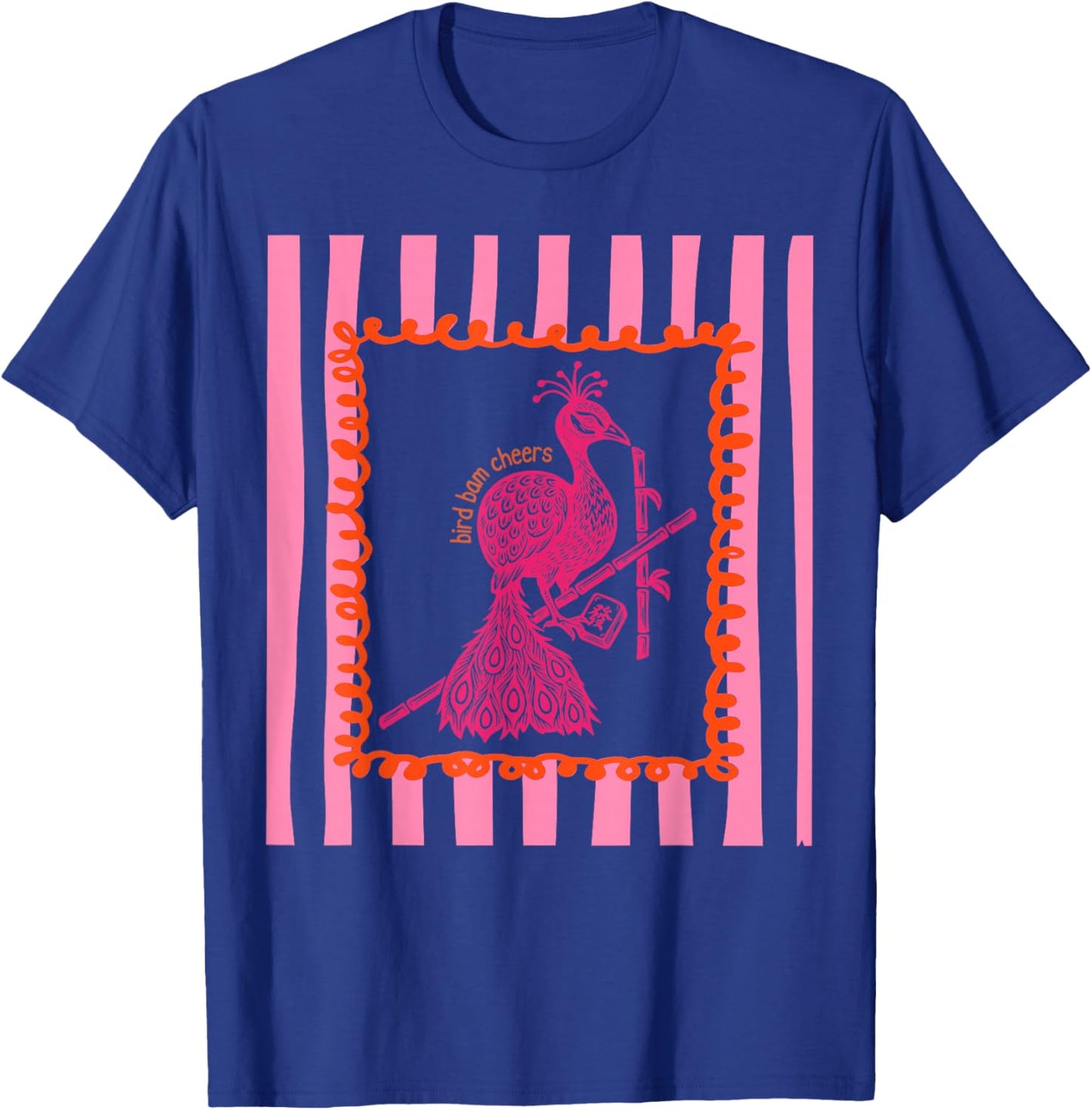Cheers Bird Bam - Mahjong Lover Mah Jong Player T-Shirt - T-Shirt | Royal