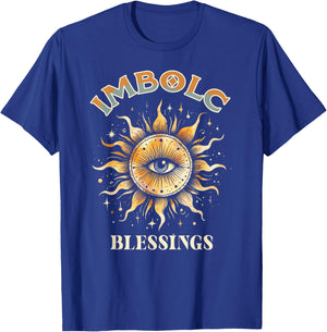 Solstice Celebration Pagan Wheel Of The Year Imbolc Blessing T-Shirt - T-Shirt | Royal