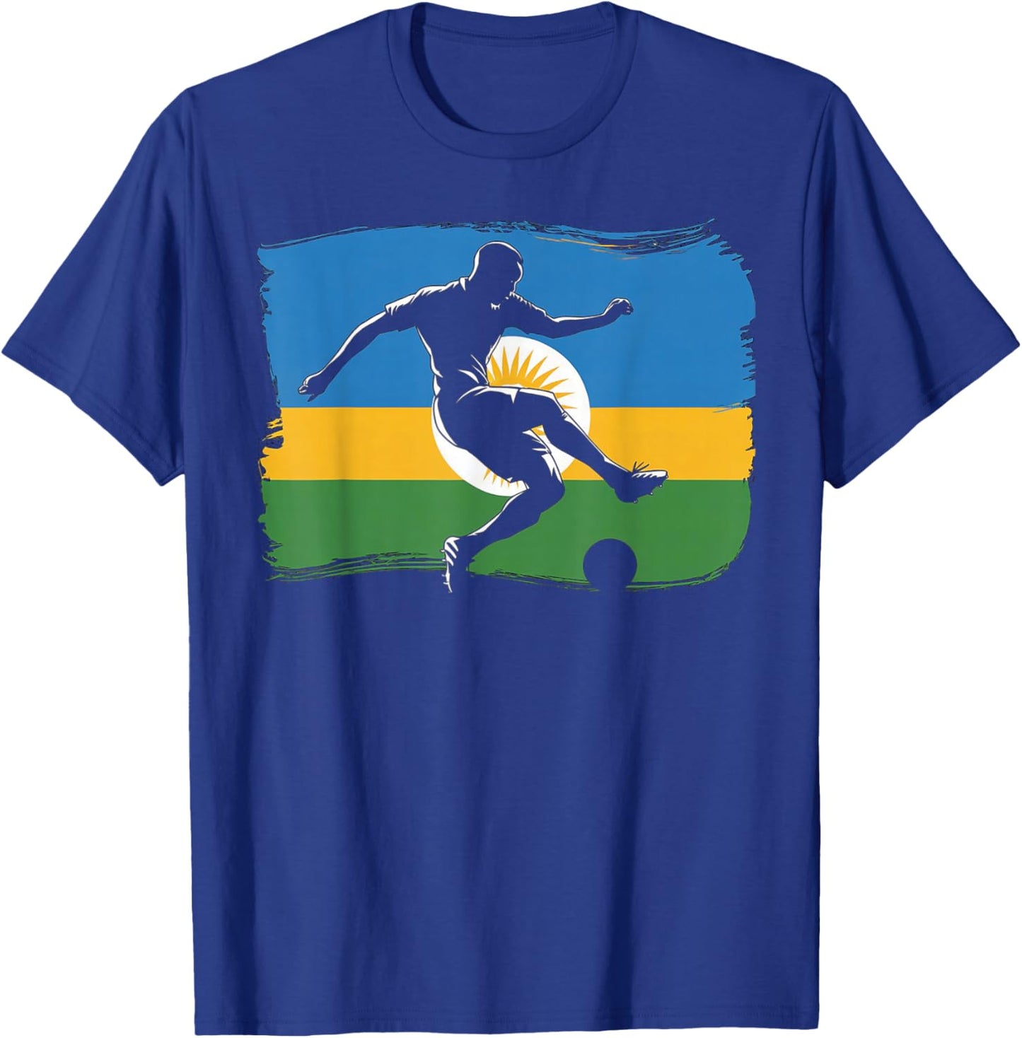 Rwanda Soccer T-Shirt - T-Shirt | Royal
