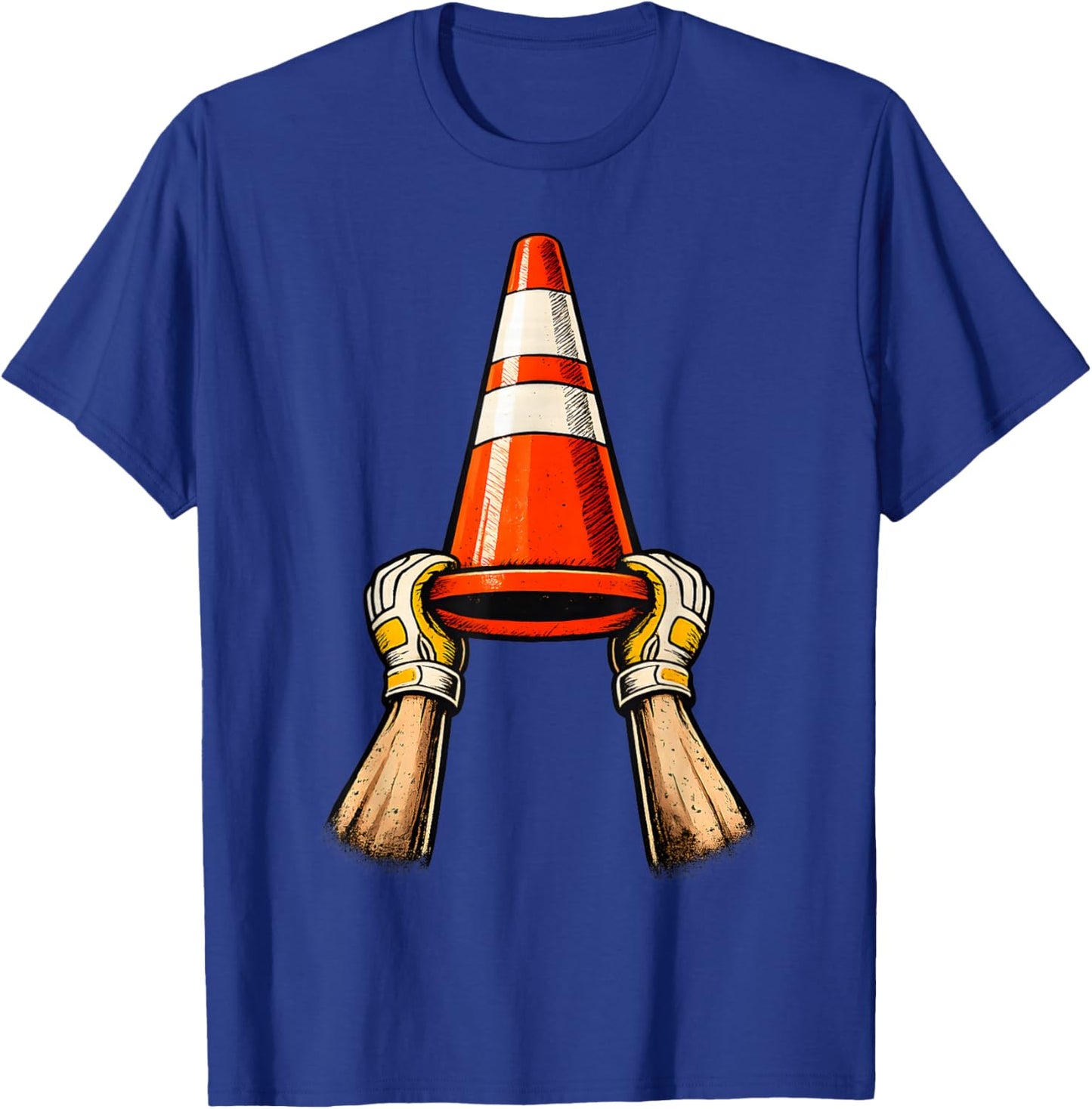 Hoist The Traffic Cone T-Shirt - T-Shirt | Royal