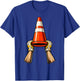 Hoist The Traffic Cone T-Shirt - T-Shirt | Royal