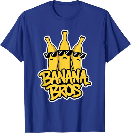 Banana Bros Cool Bananas Halloween Costume Funny T-Shirt - T-Shirt | Royal