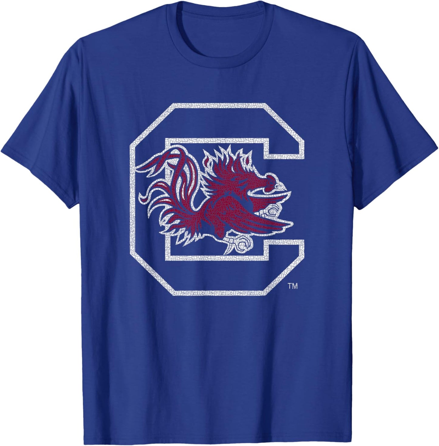 South Carolina Gamecocks Vintage Icon Black T-Shirt - T-Shirt | Royal