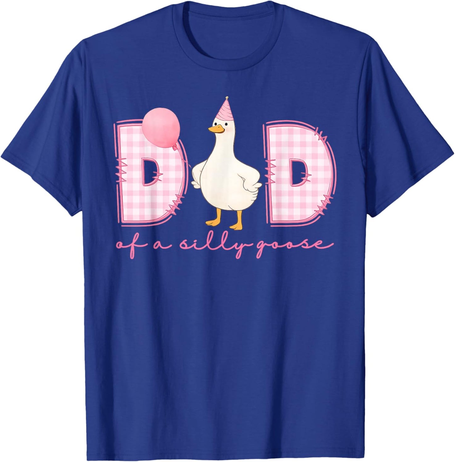 One Silly Goose Dad Papa 1st First Birthday Family Matching T-Shirt - T-Shirt | Royal