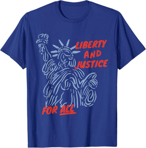 I Didn't Grow Up Saying with Liberty and Justice for All T-Shirt - T-Shirt | Royal