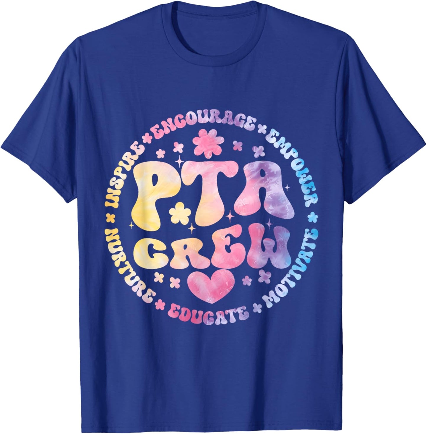 Parents Teacher Association Team Supporter PTA Crew T-Shirt - T-Shirt | Royal