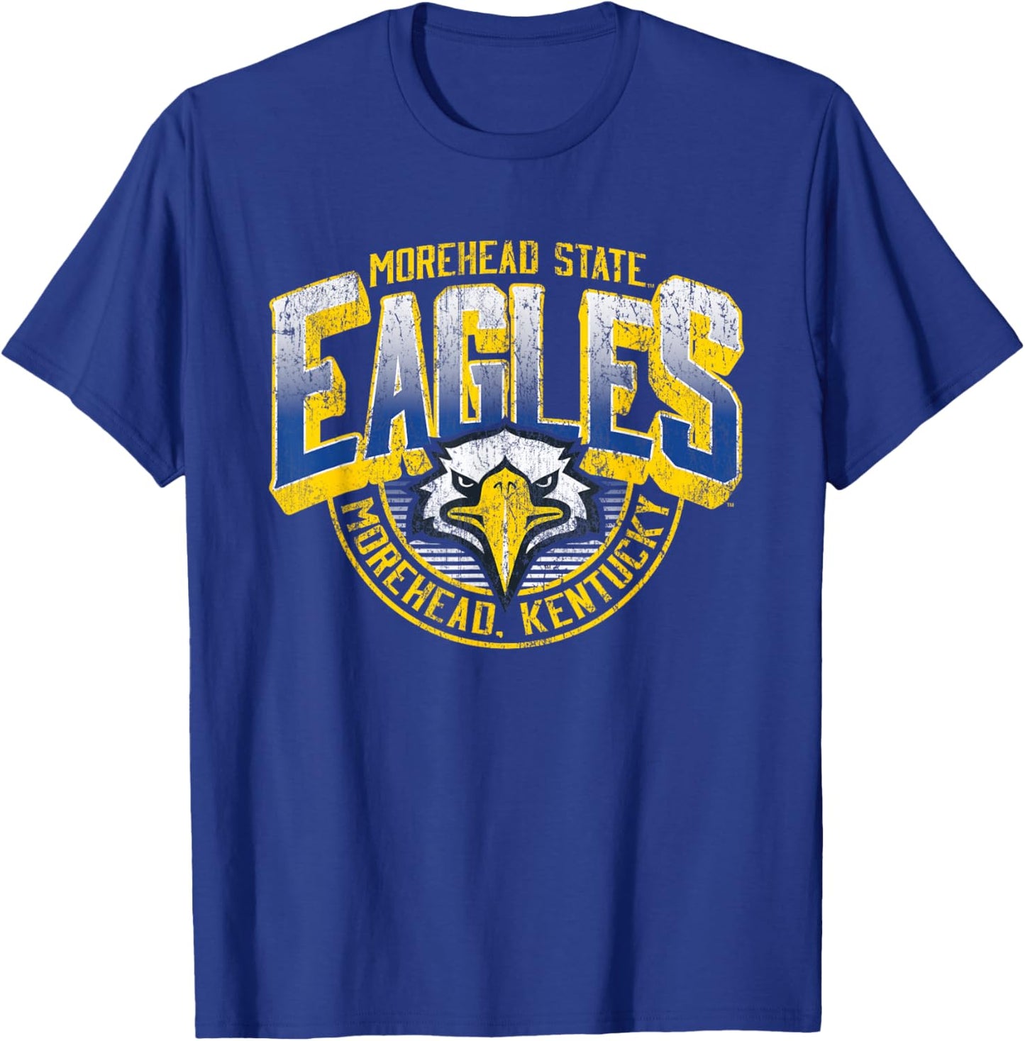 Morehead State Eagles Vintage Major Blue Officially Licensed T-Shirt - T-Shirt | Royal