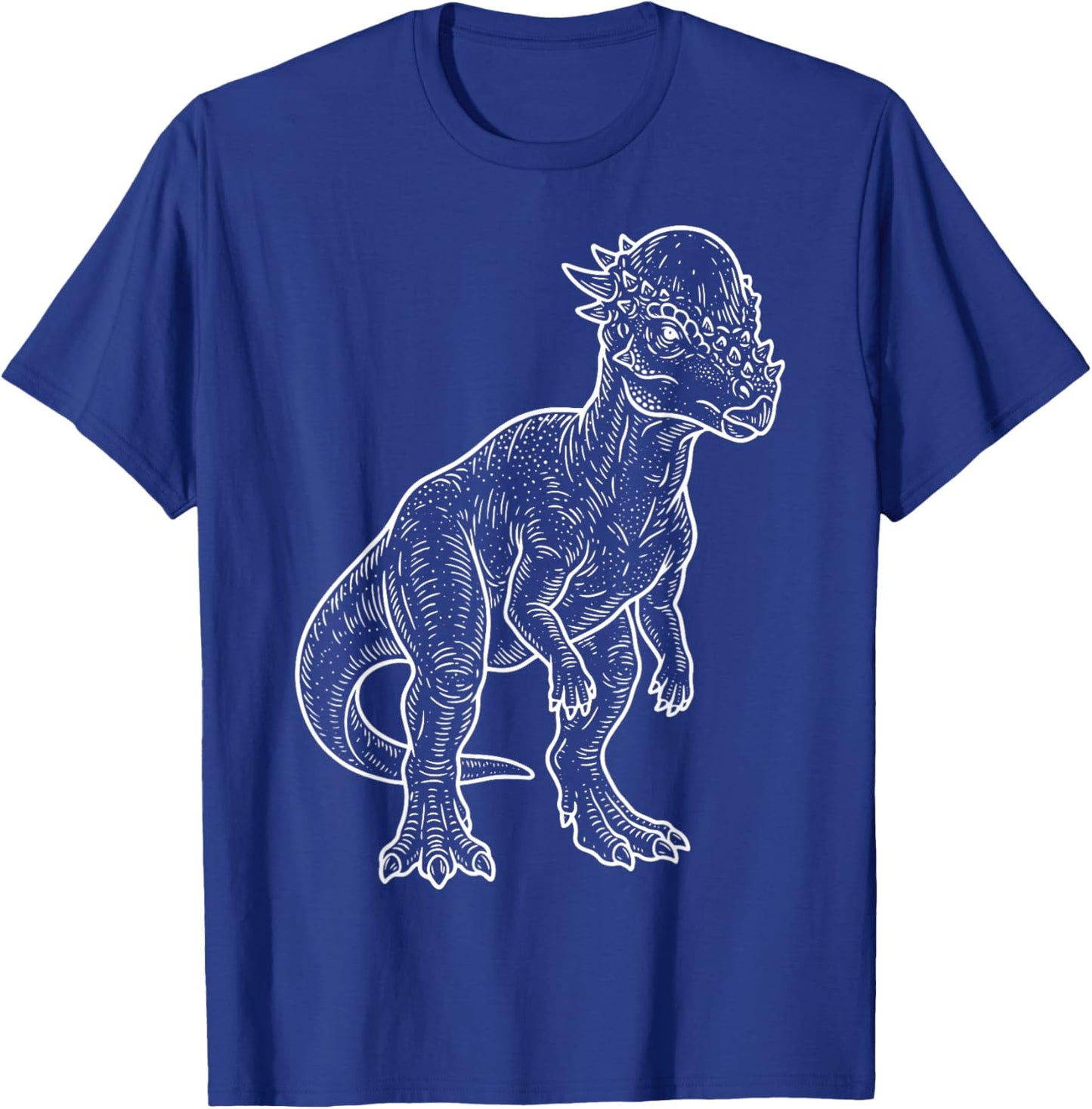 Pachycéphalosaure Illustration T-Shirt - T-Shirt | Royal