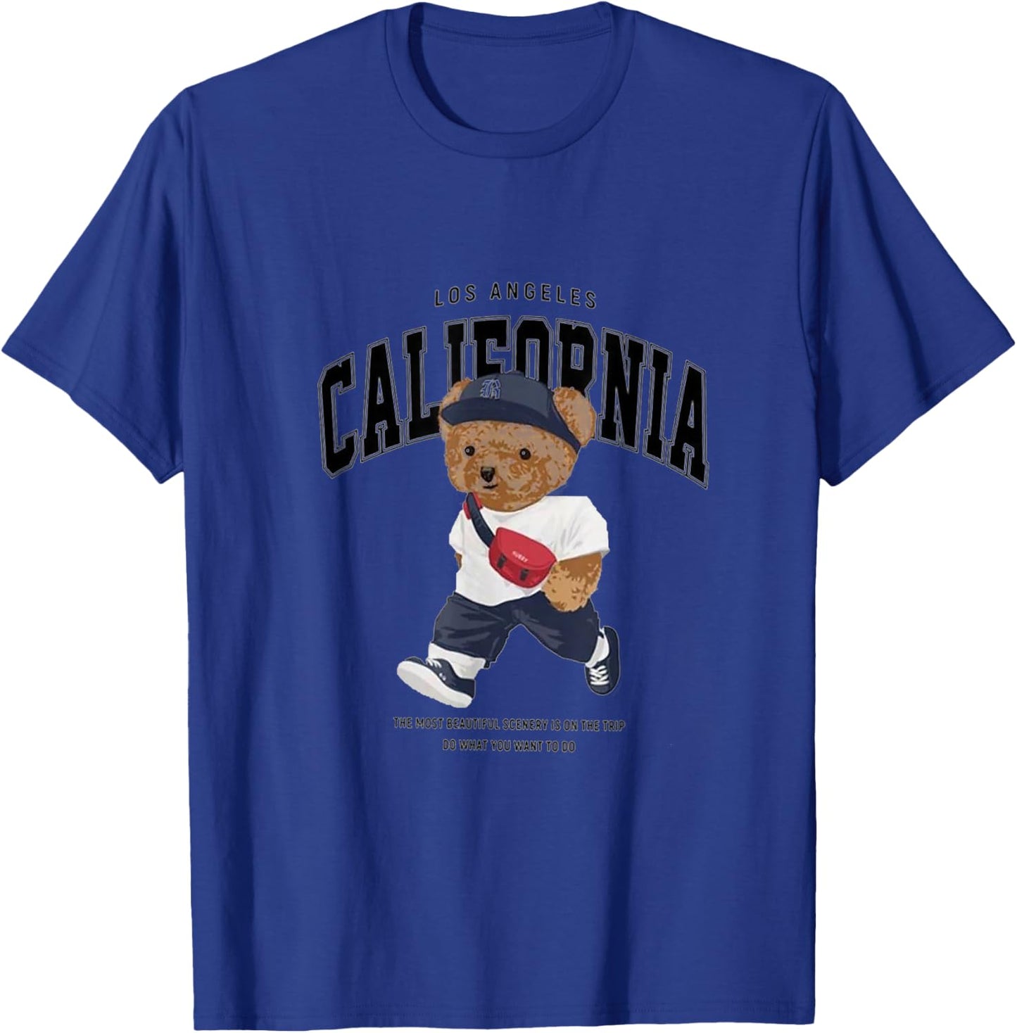 Teddy bear LA California T-Shirt - T-Shirt | Royal