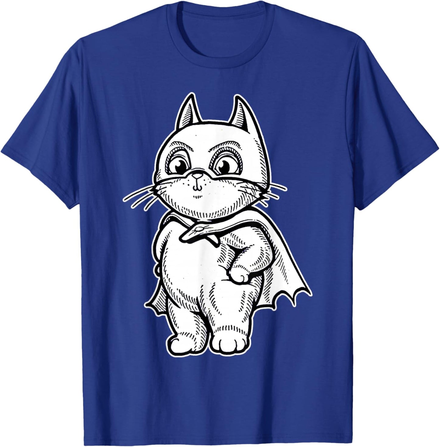 Cat Bat Costume Cute Kitten T-Shirt - T-Shirt | Royal