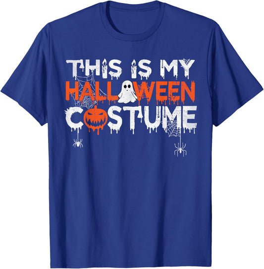 Funny This is My Halloween Costume Shirts Men Women Kids T-Shirt - T-Shirt | Royal