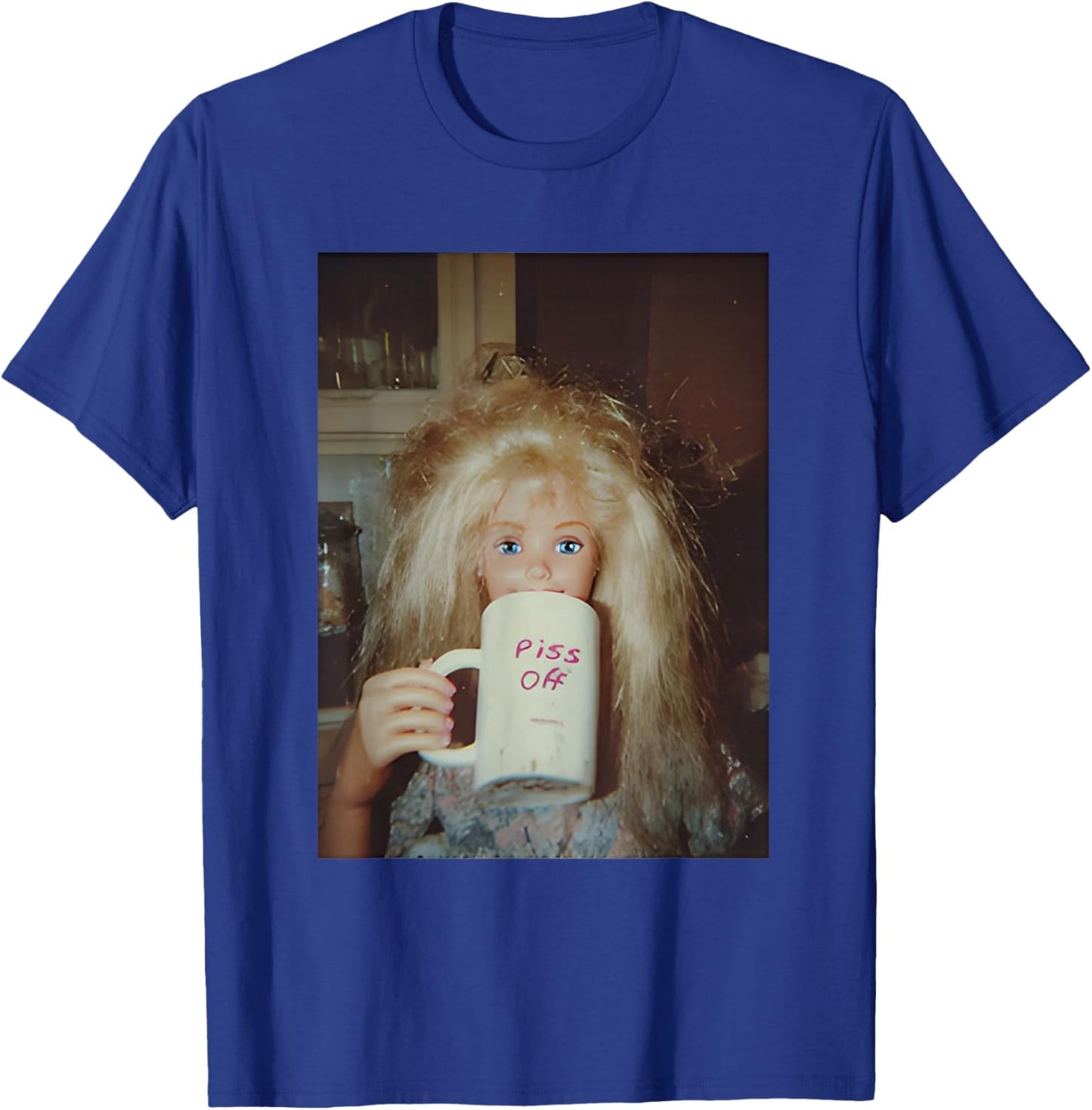 Funny Disgusting Doll face Meme T-Shirt - T-Shirt | Royal