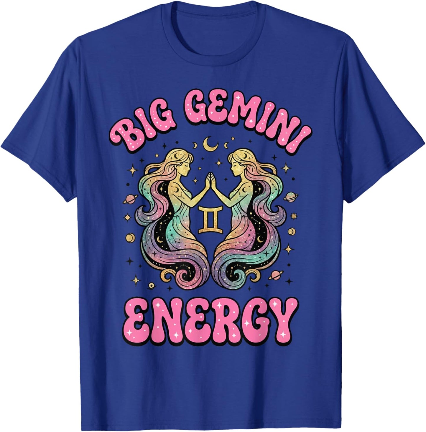 Big Gemini Energy T-Shirt - T-Shirt | Royal