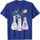 Flowers Test Tube Chemistry Student Science Teacher Women T-Shirt - T-Shirt | Royal