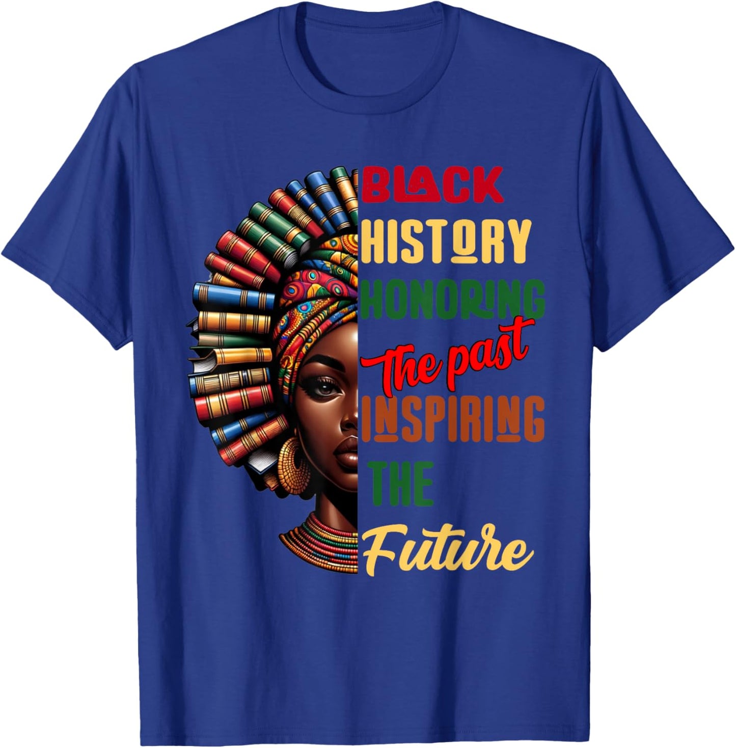 Black History Month Honoring Past Inspiring Future Women Kid T-Shirt - T-Shirt | Royal