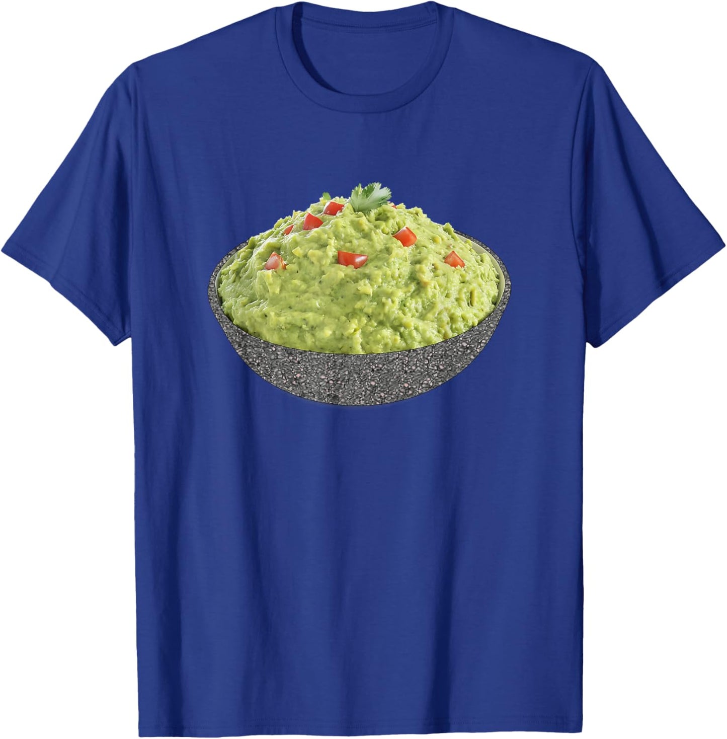 Holy Guacamole In Bowl Halloween Costume Funny Avocado Pun T-Shirt - T-Shirt | Royal
