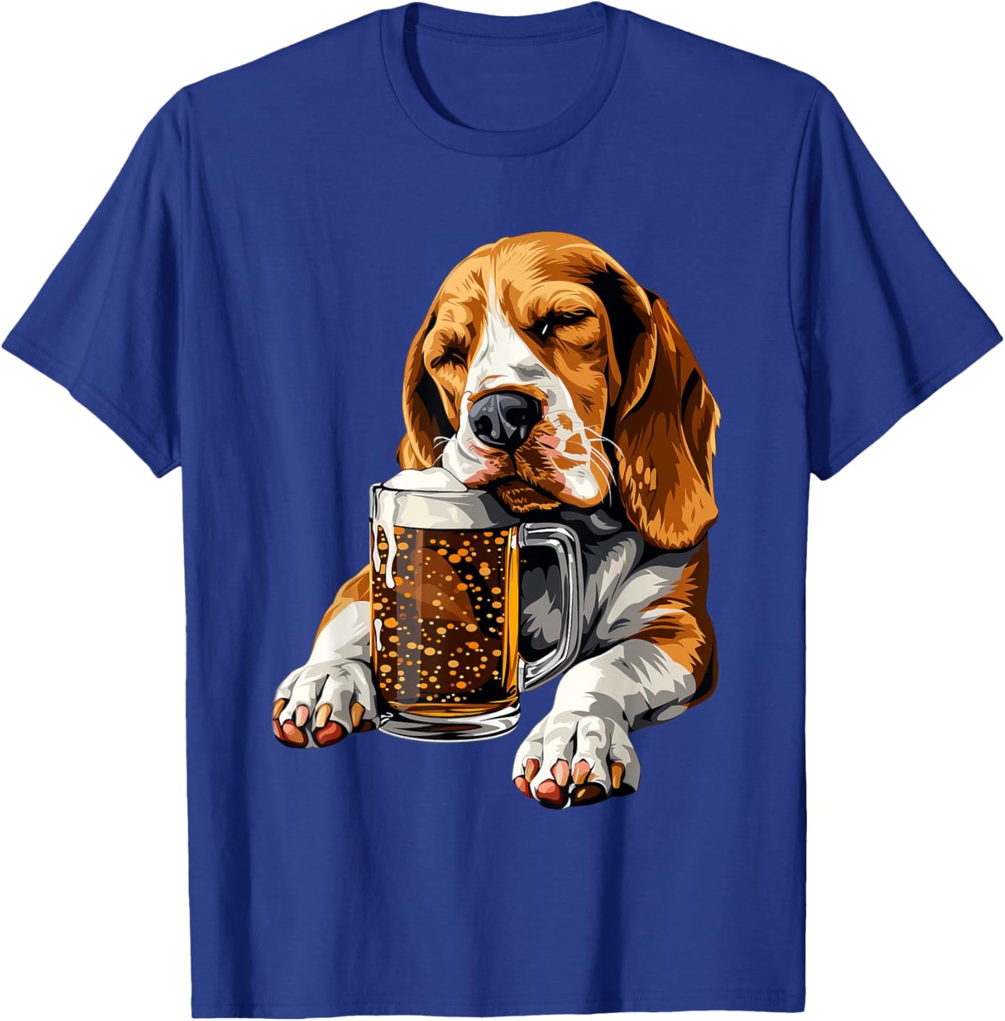 Beagle Beer T-Shirt - T-Shirt | Royal