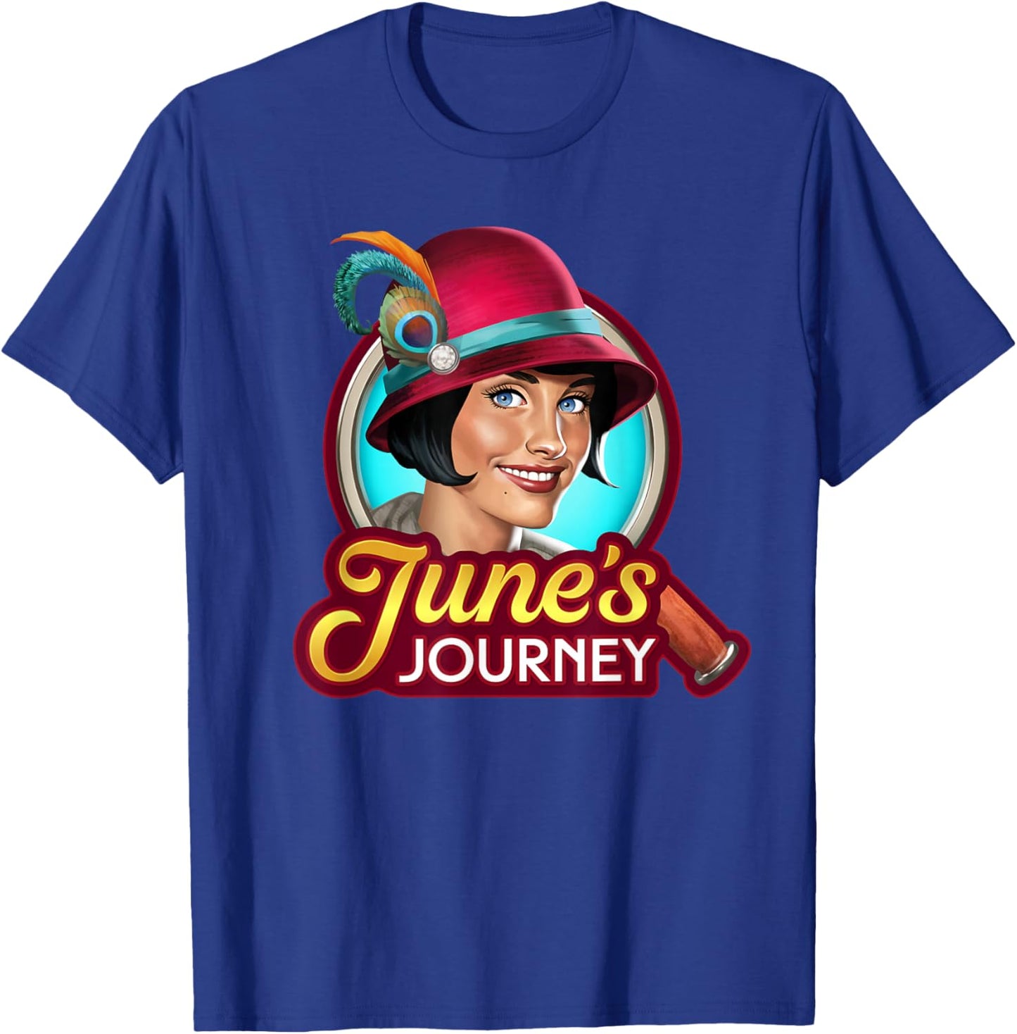 Logo June's Journey imprimé T-Shirt - T-Shirt | Royal