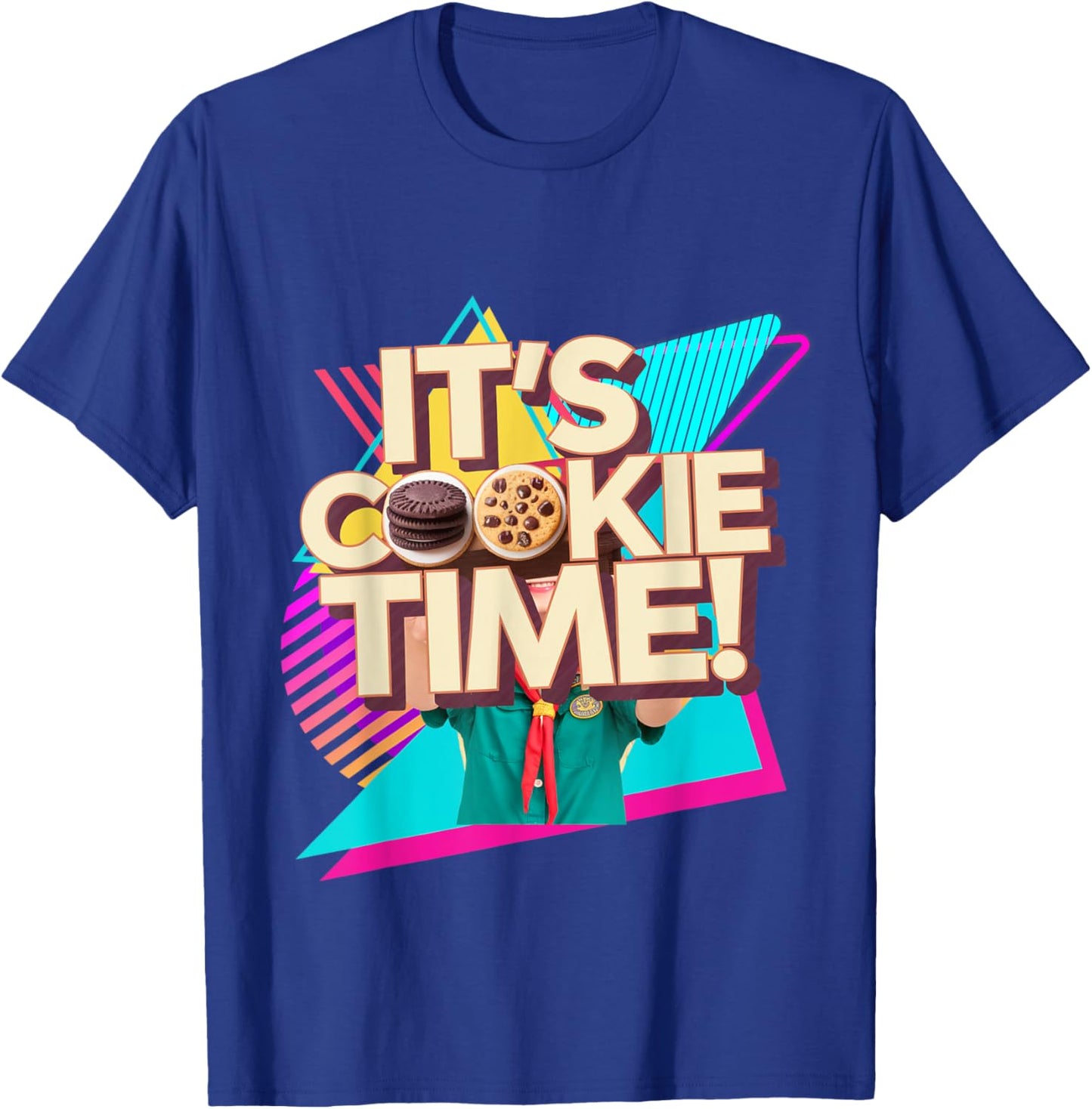 Retro 80s Cookie Time Troop Teen Film Beverly Hills T-Shirt - T-Shirt | Royal