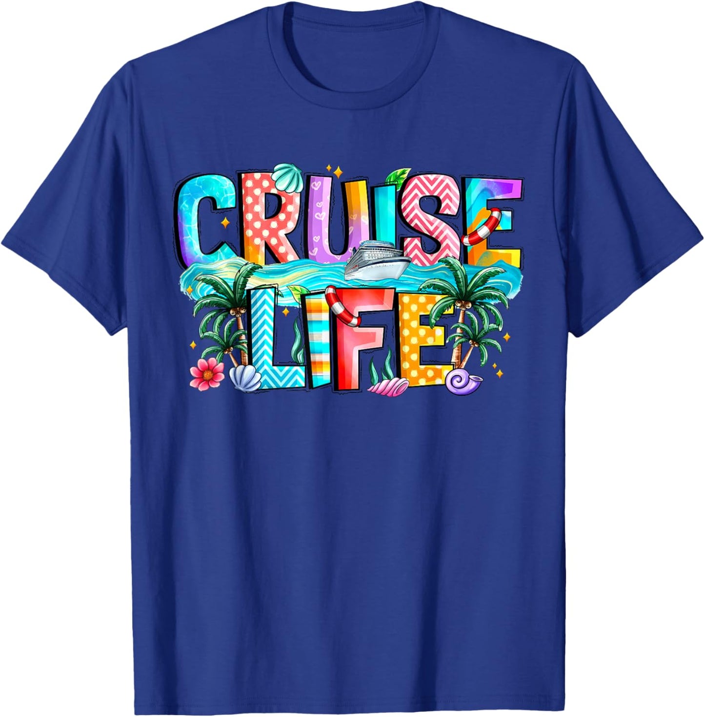 Family Cruise Life Cruise Outfits 2026 Matching T-Shirt - T-Shirt | Royal
