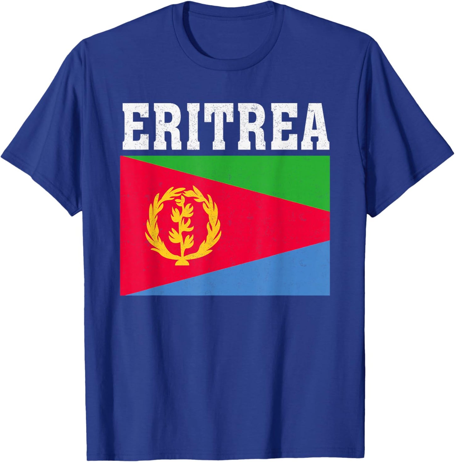 Eritrea Flag Patriotic National Roots Souvenir T-Shirt - T-Shirt | Royal