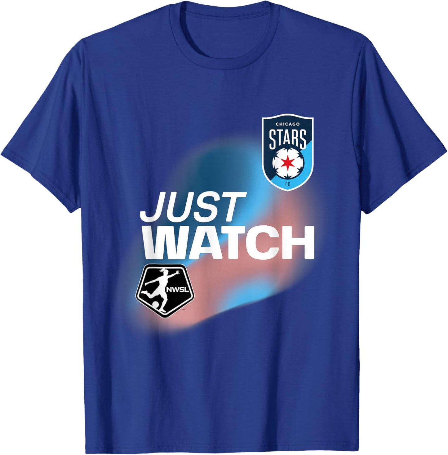 Officially Licensed Chicago Stars FC Just Watch NWSL T-Shirt - T-Shirt | Royal