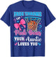 Free Throws or Pink Bows Auntie Loves You Baby Gender Reveal T-Shirt - T-Shirt | Royal