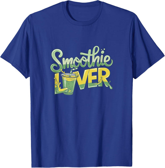 Smoothie Lover Health Drink Vegan Life Enthusiast T-Shirt - T-Shirt | Royal