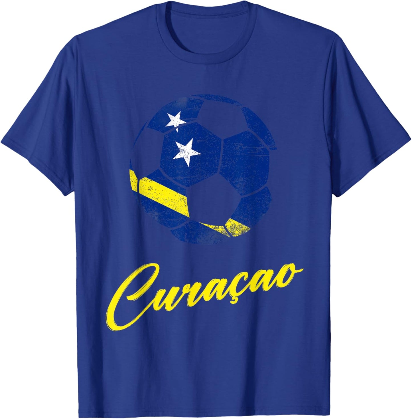 Curacao Fußball, Curacao, Flagge von Curacao, Curacao-Flagge. T-Shirt - T-Shirt | Royal
