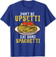 Spaghetti Design Women Kids Italian Food Pasta Lover T-Shirt - T-Shirt | Royal