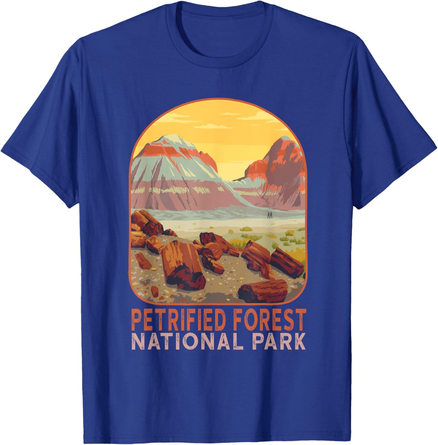 Petrified Forest National Park Arizona Mountain Hiking T-Shirt - T-Shirt | Royal