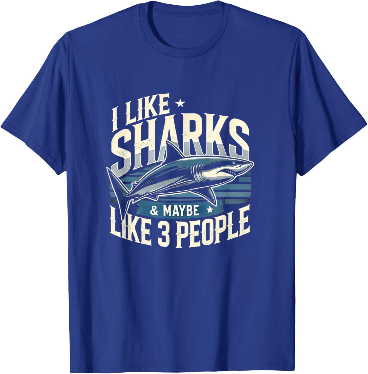 Funny Shark Lover Shark Enthusiast Shark T-Shirt - T-Shirt | Royal