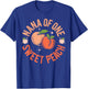 Nana First Birthday One Sweet Peach Bday Family Matching T-Shirt - T-Shirt | Royal