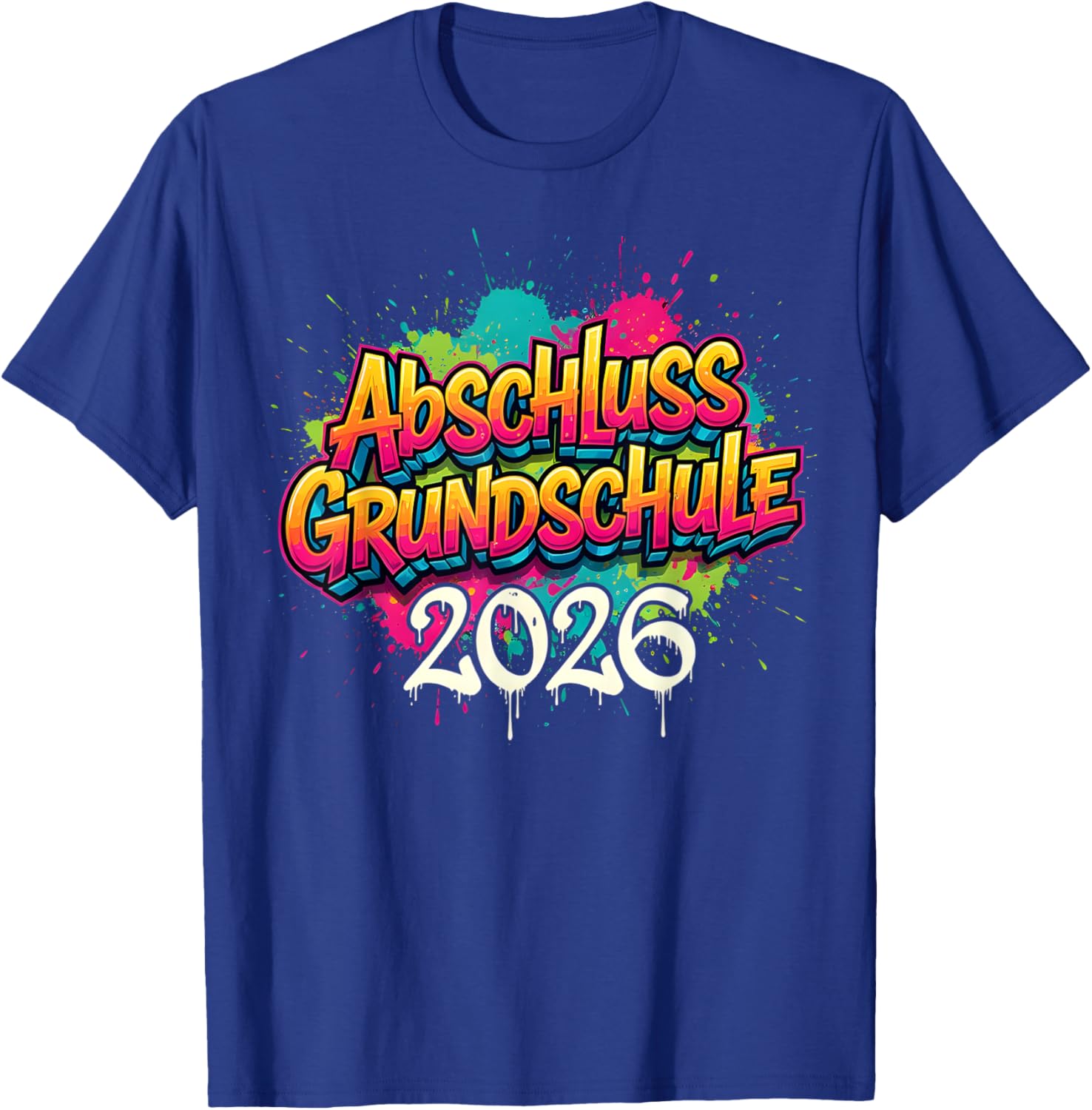 Abschluss Grundschule 2026 Schulkind Junge T-Shirt - T-Shirt | Royal