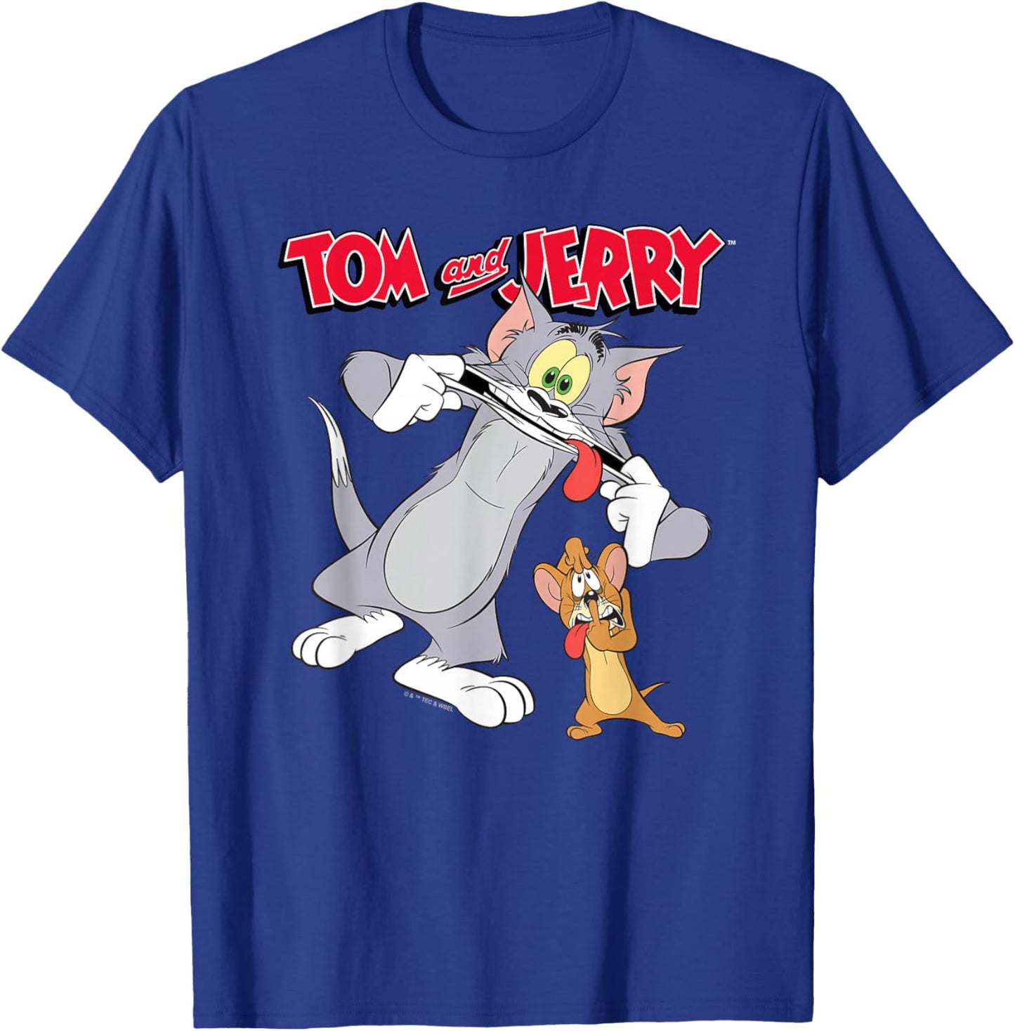 Tom and Jerry Silly Faces T-Shirt - T-Shirt | Royal