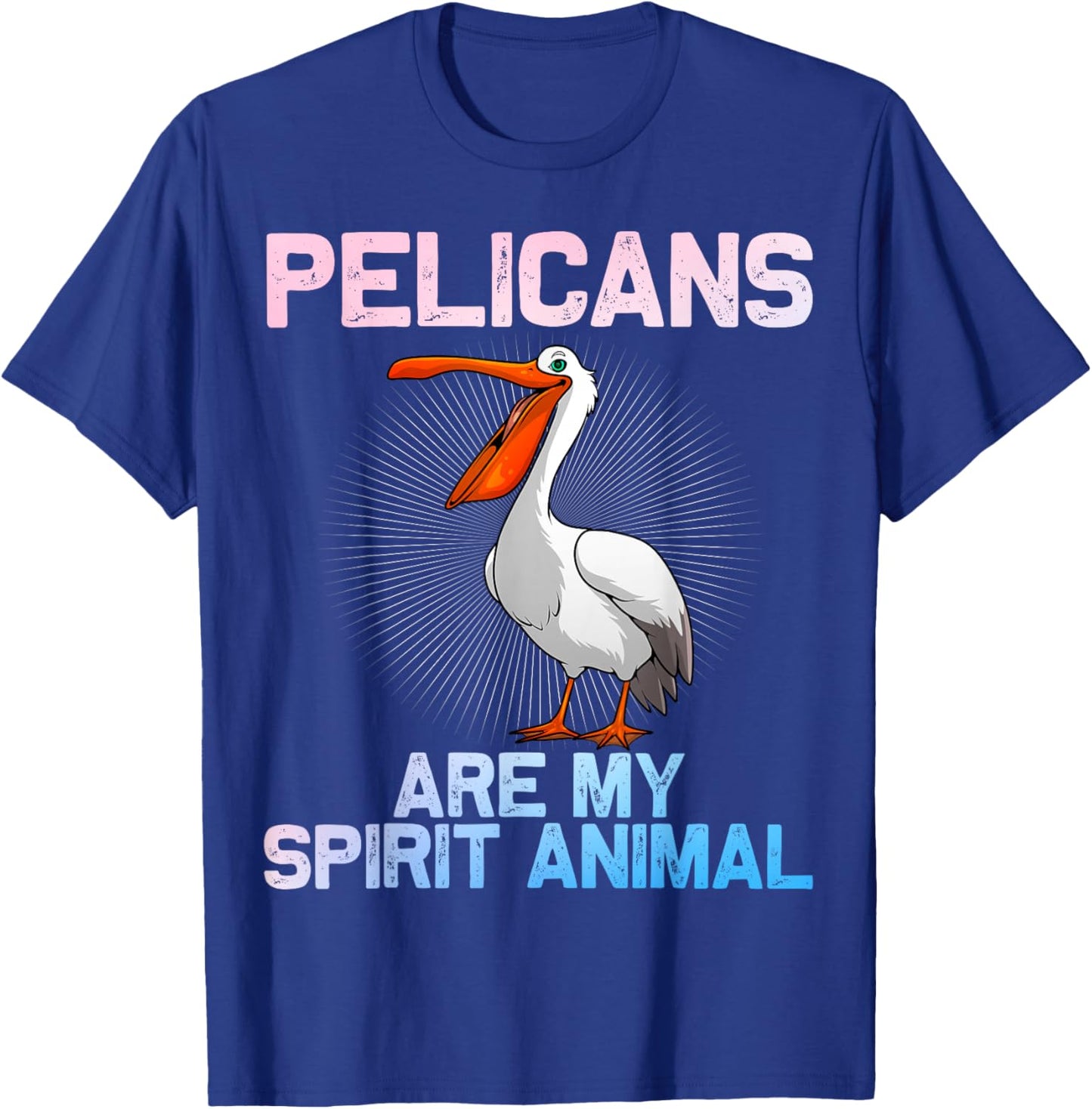 Cool Pelican Design Women Kids Pelican Bird Pelican T-Shirt - T-Shirt | Royal